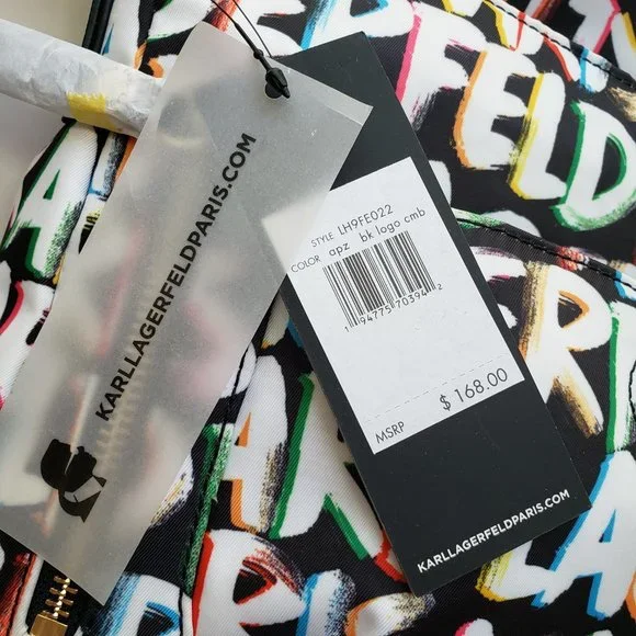 NWT KARL LAGERFELD LOGO Crossbody/ Shoulder Bag. - Picture 3 of 16